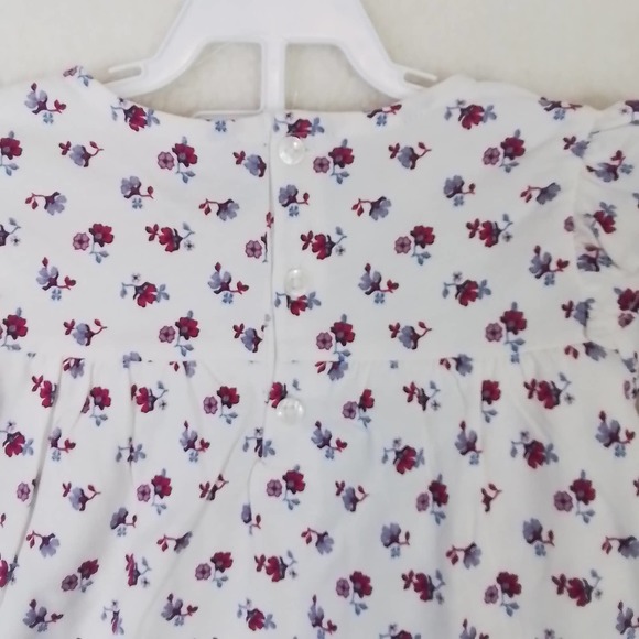 Carter's Baby 3-Peice Sweater‎ Set Size 24mo in Pink, Gray, White w/ Flowers - Picture 7 of 10